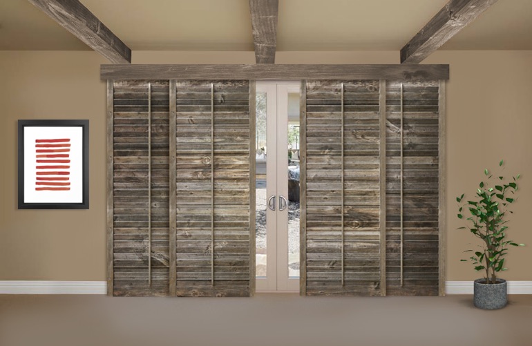 Sliding Patio Door Shutters Saudireiki Shutters On Sliding Patio Doors