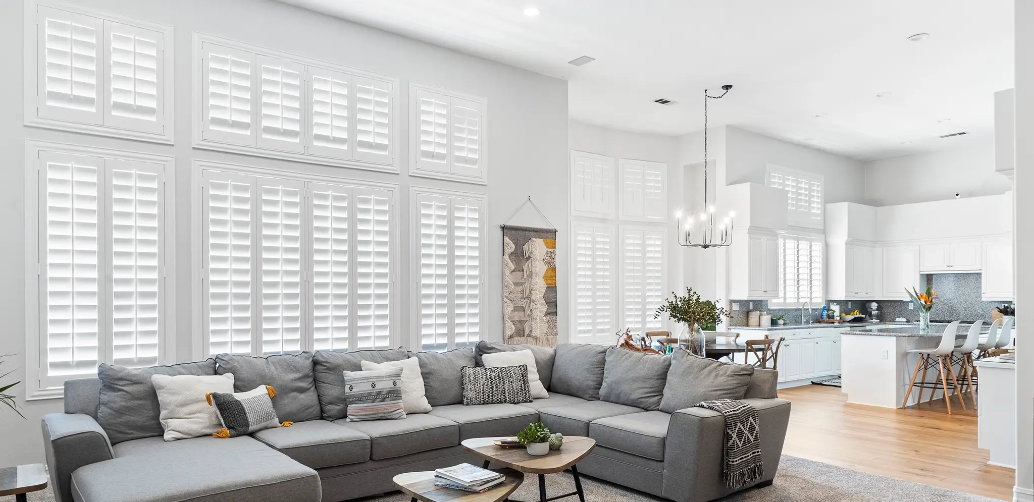 Shutters in a San Antonio living room