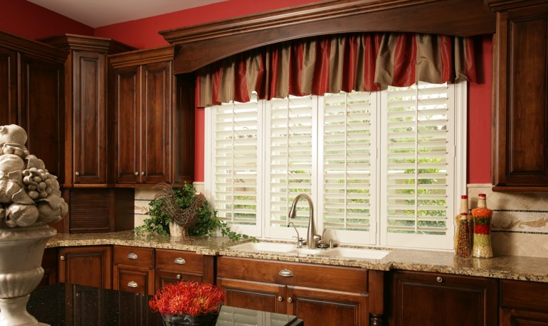 Combining Window Treatments Sunburst Shutters San Antonio