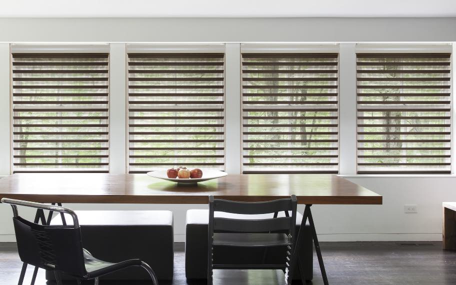 Shutters in a kitchen in San Antonio