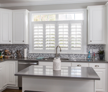 Stylish Design Shutters in San Antonio kitchen