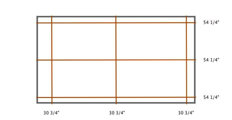 San Antonio plantation shutter measurement diagram