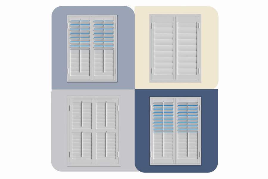Use the Shutter Designer to see how Polywood shutters look with your San Antonio home's wall colors. Four images of Polywood shutters from the Shutter Designer