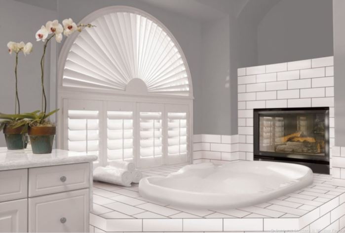 San Antonio arched window