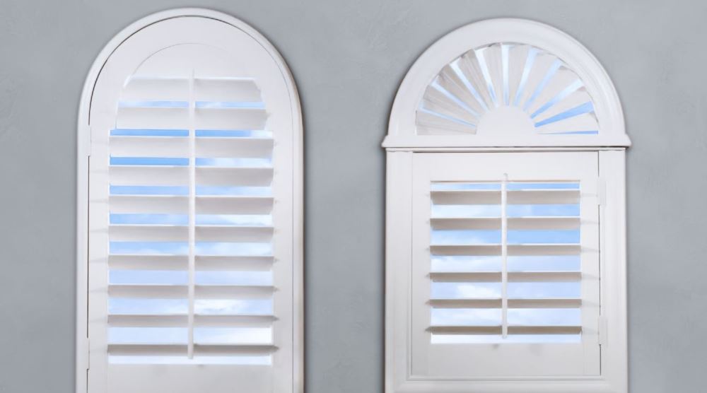 Eyebrow Window Treatments Eyebrow window with custom shutters
